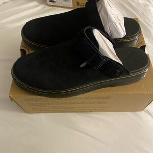 Dr. Martens Carlson Black Suede Shoes